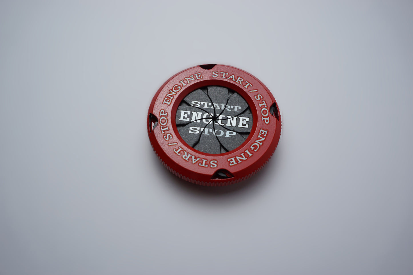 Twist-to-open Vehicle Ignition Button Metal Cover