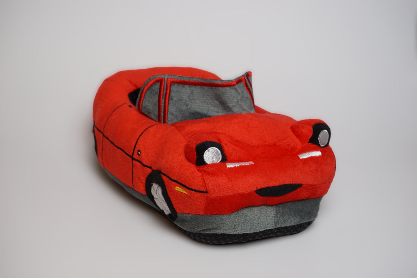 Plush Red Sports Car Slippers – Cozy Unisex Indoor Shoes for Car Enthusiasts