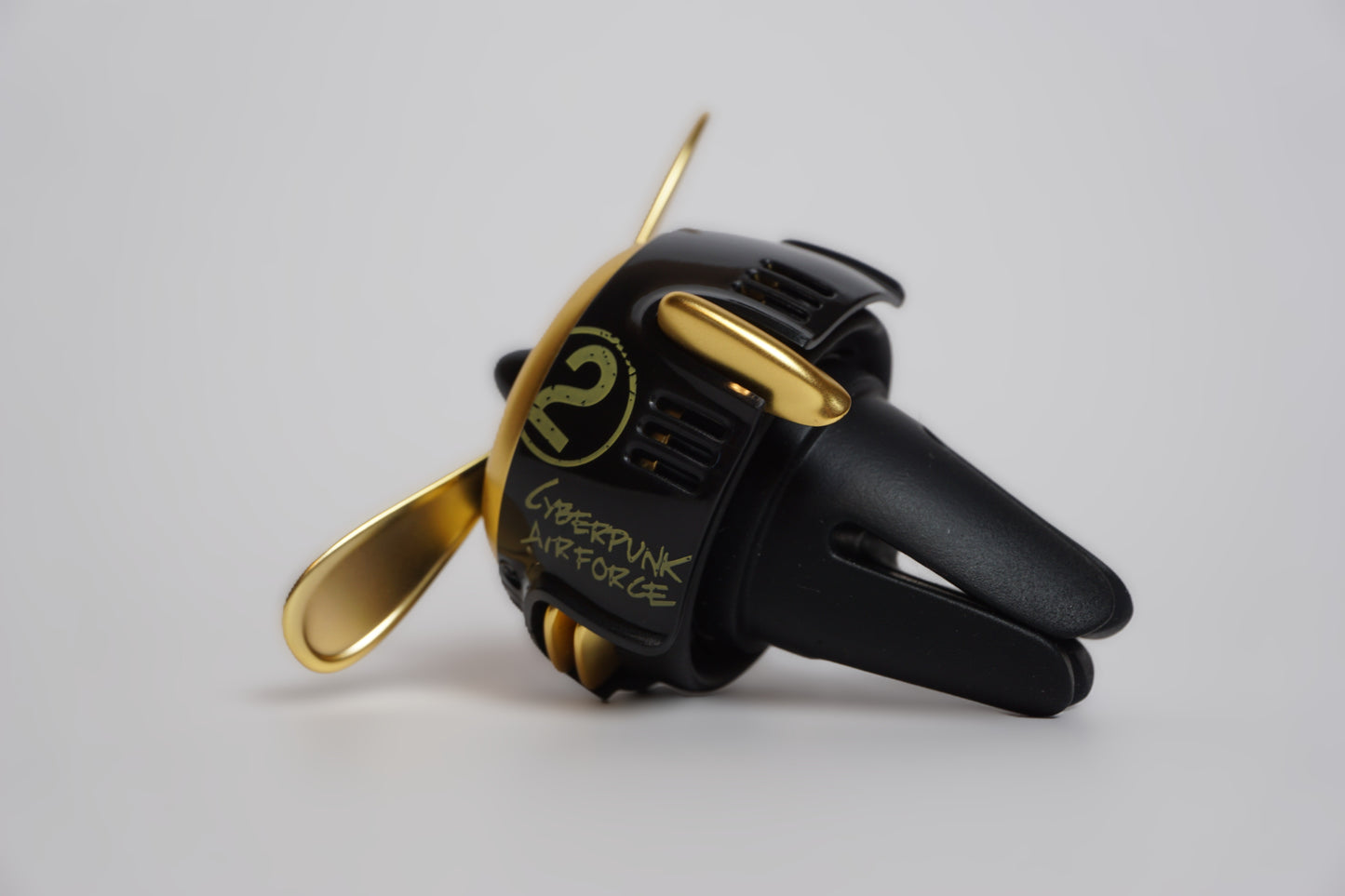 Cyberpunk Jet Engine Car Air Freshener – Retro Plane Propeller Aroma Diffuser for Vents