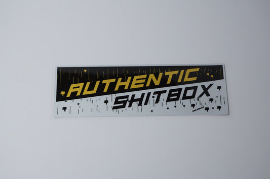 Authentic Shitbox Vinyl Car Sticker – JDM Beater Car Decal