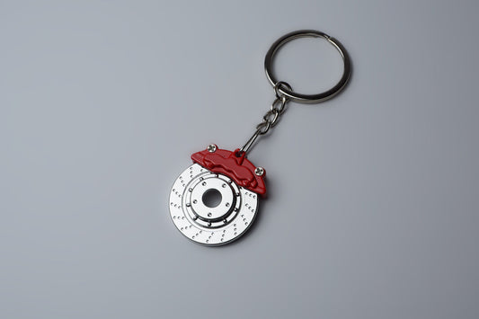 Rotating Metal Brake Calliper Keychain