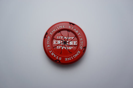 Twist-to-open Vehicle Ignition Button Metal Cover