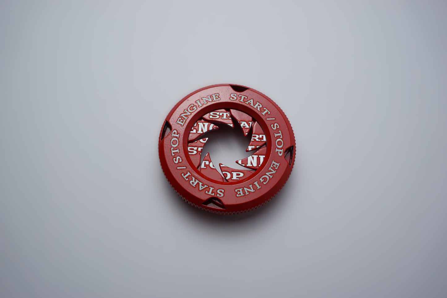 Twist-to-open Vehicle Ignition Button Metal Cover