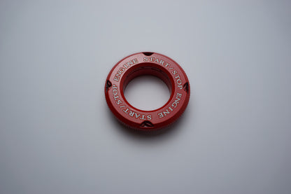 Twist-to-open Vehicle Ignition Button Metal Cover