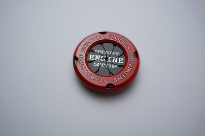 Twist-to-open Vehicle Ignition Button Metal Cover