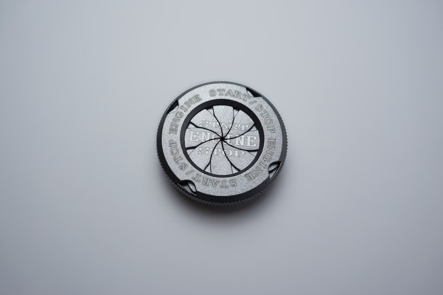 Twist-to-open Vehicle Ignition Button Metal Cover